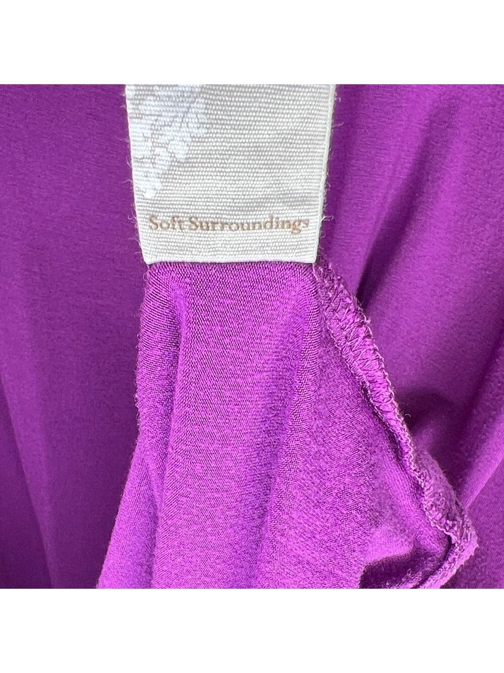Soft Surroundings Vibrant Purple Blouse - Picture 4 of 9